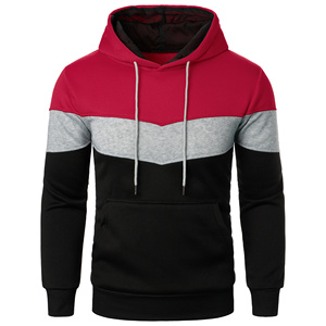 2026 High-Quality Wholesale for Europe and America Autumn and Winter Men's Color Match Color Fashion <strong>Hoodie</strong> Men's Casual <strong>Hoodie</strong> - Product Image 1