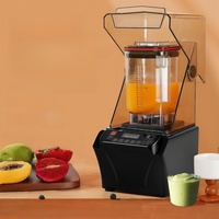 Professionele digitale blender voor commerciële voedselverwerkingsmachines met fruitpers en ijsvergruizer