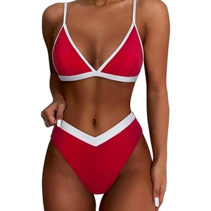 Traje de baño bikini 3D personalizado para mujer, talla grande, con espalda descubierta, estilo halter, micro mini, con pedrería, conjunto de 2 piezas, incluye top push-up sólido para niña - Product Image 5