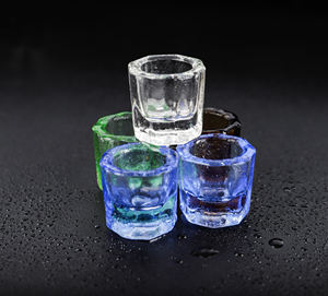 Tazza medica assortita di vetro riutilizzabile dentale di alta qualità - Product Image 1