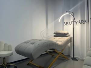 Feng Sheng Cosmetic Bed Tattoo Massage Table Modern Luxury Curved Lash Beauty Bed for Ergonomic Eyelash Facial Beauty Bed - Product Image 4