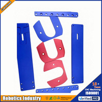 Plaque de connexion robotisée en aluminium usinée CNC sur mesure, usinée avec précision pour l'automatisation industrielle