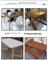 Planche de bois massif en frêne nord-américain, design bois brut, grande table de lecture, comptoir de bar domestique, porte en bois de frêne blanc