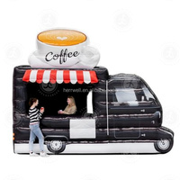 Magasin de station de décrochage doux Portable de support gonflable personnalisé de sortie d'usine pour le café de pizza de pop-corn