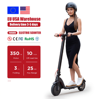 Trottinette électrique HX X7 10 pouces pour adultes, deux roues, pliable, batterie lithium amovible, moteur sans balais, trottinette électrique