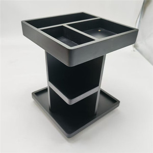 360-degree Wood <strong>Rotating</strong> Dressing Table, Layer-by-layer Organizing Desktop, Lipstick, Wooden Skin Care Products <strong>Shelf</strong> - Product Image 2
