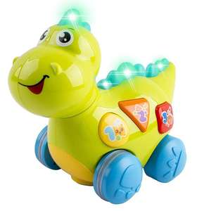 Jouet dinosaure parlant avec lumières <span class=keywords><strong>et</strong></span> sons - Jouet éducatif interactif pour enfants avec fonctions d'apprentissage, de <span class=keywords><strong>marche</strong></span> <span class=keywords><strong>et</strong></span> d'action ludique - Product Image 1