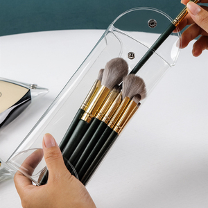 Túi Đựng Mỹ Phẩm Trong Suốt PVC Túi Tiện Lợi Du Lịch Có Nút Bấm Chống Nước Túi Đựng Son Môi Túi Đựng Đồ Xách Tay - Product Image 4