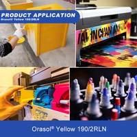 DIC Yellow 190 2RLN Solvent Yellow 89 Poudre de colorant complexe métallique à haute transparence pour revêtements, peintures et encres