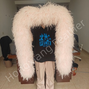 Boa de Plumas de Avestruz al por Mayor, Boa de Plumas de Avestruz Más Vendida para <span class=keywords><strong>Alta</strong></span> <span class=keywords><strong>Costura</strong></span> y Vestidos de Moda Hechos a Mano - Product Image 2