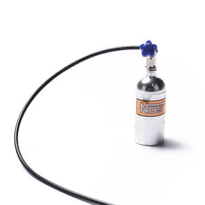 Botella de Gas nitrógeno <span class=keywords><strong>para</strong></span> coche de control remoto SCX10 TRX4 D90 RC4WD, óxido <span class=keywords><strong>nitroso</strong></span>, Metal Nos, 1/10 - Product Image 3