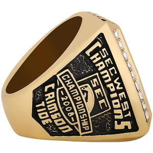 Anéis de Campeonato QIUZHEN NCAA Alabama Crimson Tide Populares Entre Fãs Americanos e Europeus Anel de Campeonato de Futebol Americano - Product Image 4