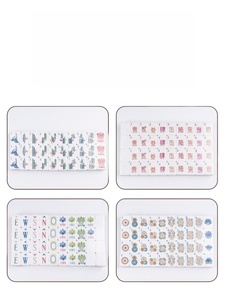 En stock, Nouveau mini jeu de Mahjong de voyage de luxe en acrylique gravé à 4 couches, 160 tuiles en bois à grain de bois, style américain - Product Image 5