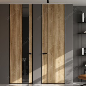 <span class=keywords><strong>Porte</strong></span> cachée sans cadre en bois, design moderne, norme européenne, avec système dissimulé, <span class=keywords><strong>porte</strong></span> secrète, <span class=keywords><strong>porte</strong></span> intérieure dissimulée - Product Image 2