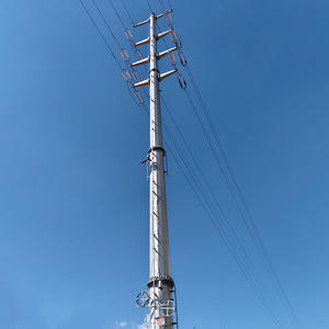 Tour de support robuste galvanisée à chaud pour lignes de transmission haute tension et systèmes de réseaux électriques - Product Image 4