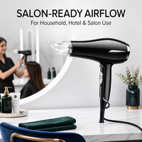 Sèche-cheveux professionnel puissant 1800W outils de coiffure vent chaud et froid sèche-cheveux pour salons à usage domestique