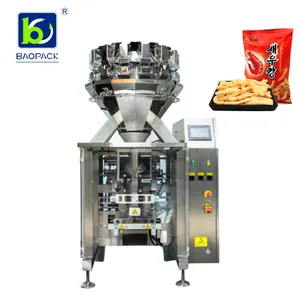 Máquina de embalagem vertical totalmente automática de batatas fritas com nitrogênio, batatas fritas, banana, banana, máquina de embalagem e enchimento