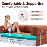 Maßgefertigtes Stoff-Zweisitzer-Sofa Wohnzimmer Modernes Komprimierbares Schwamm-Vakuum-Kompressionssofa