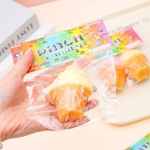Hot Sale TPR Simulation Ice Cream Cone <b>Squishy</b> Stretchy Toys Slow Rising Stress Reliever Promotional Gifts for Kids Adults - Product Image 2