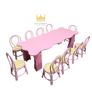 Silla Infantil de Ratán Hecha a Mano Ecológica para Fiestas, Muebles Infantiles Estilo Boho para Bodas y Cumpleaños - Product Image 5