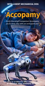 <span class=keywords><strong>Robot</strong></span> intelligent télécommandé sans fil à commande vocale avec billes d'eau - <span class=keywords><strong>Jouet</strong></span> pour chien intelligent IA pour enfants - Product Image 6