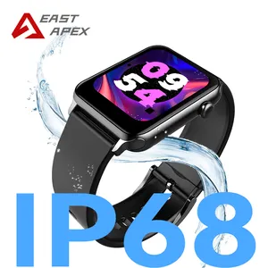 Eastapex Manufacturer OEM Heart Rate IP68 Waterproof Smartwatch Fitness Sport Large Square Screen Smart Watch