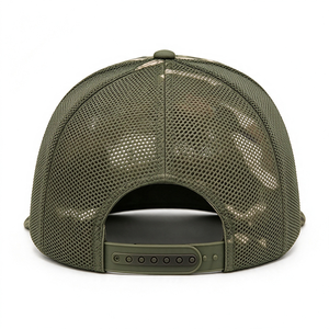 Gorra Trucker Unisex de 7 Paneles para Caza al Aire Libre, con Bordado Personalizado de Pato Mallard, Malla de Lona Camuflada, Ajustable con Cierre a Presión, para Camping - Product Image 6