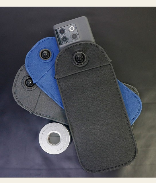 Lockable Phone Pouch with Magnetic Closure Signal Blocking Neoprene Mobile Phone Bag for Schools & Events