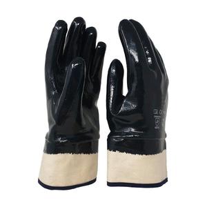 Gants en coton enduits de nitrile taille 8, texture intégrale, antidérapants, gants de sécurité à usage général - Product Image 1