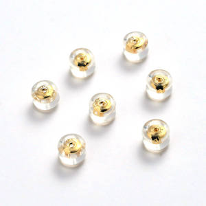 Wholesale Hot Sale 18K Gold <strong>Locking</strong> Secure Silicone <strong>Earring</strong> <strong>Backs</strong>,No-Irritate Hypoallergenice <strong>Earring</strong> <strong>Backs</strong> for Adults and Kids - Product Image 3