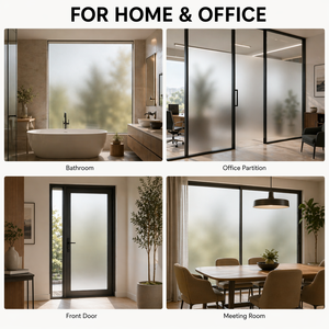 Vinilos Decorativos Personalizados para Ventanas, Diseño Esmerilado, <span class=keywords><strong>Vinilo</strong></span> Adhesivo para Privacidad con Letras para Sala de Reuniones, para Puertas de Vidrio - Product Image 6