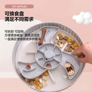 ชามอาหารสัตว์เลี้ยงแบบหมุนได้ Harry YaYa สำหรับสุนัขและแมว พร้อมถาดเปลี่ยนได้ - Product Image 1