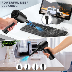 Nettoyeur à <span class=keywords><strong>poussière</strong></span> électrique pour la maison, mini souffleur d'air manuel en plastique, petit et puissant, rechargeable, batterie comprimée, pour nettoyer la saleté - Product Image 4
