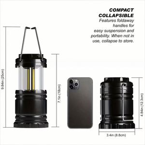 Lampes de camping, lampes de poche, kit de survie à LED à lumière blanche, alimenté par piles, pour les pannes de courant, les ouragans, l'escalade - Product Image 1