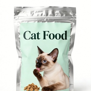 High Quality Custom Print 5KG 10KG 15KG 20KG 25KG Plastic Stand up Flat Bottom Pet Dog Food Ziplock <b>Packaging</b> <b>Bag</b> Pouch - Product Image 6