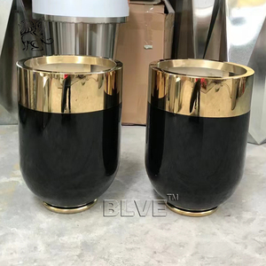 BLVE personalizado estilo moderno Hotel hogar Decoración pública macetas jarrón de acero inoxidable <span class=keywords><strong>colores</strong></span> <span class=keywords><strong>maceta</strong></span> de Metal - Product Image 5