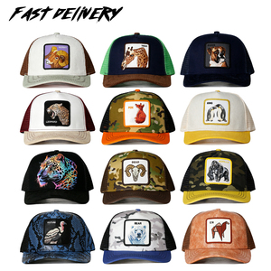 Wholesale Original G5 Gorras de Animals 5-Panel Animal Hat Men's Trucker Hats Mesh Suede Baseball Cap with Custom Logo - Product Image 1