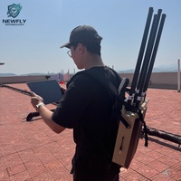 Détecteur de signal de drone portable longue portée NewFly DR600-A 12KM, système de défense UAV à bande complète 70MHz-6.2GHz pour patrouille d'équipe