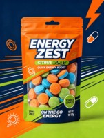 Sachets Doypack durables à fermeture éclair avec dos en aluminium, imprimés sur mesure, de qualité alimentaire, pour sucre, bonbons et snacks