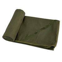 Serviette de plage en microfibre solide avec pochette + poche zippée triangulaire, séchage rapide pour la plage, serviette de plage surdimensionnée personnalisée