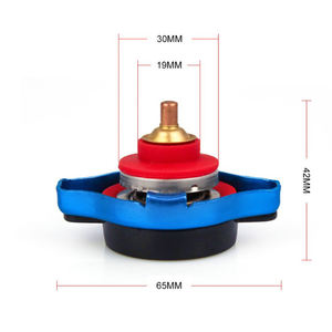 0.9bar/1.1bar/1.3bar termostatik kapağı, araba termostatik ölçer yüksek basınçlı radyatör kapağı, 1.3 bar küçük kafa su sıcaklığı ölçer - Product Image 4