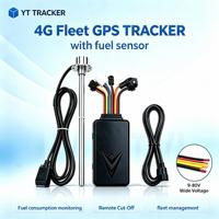 CA005 Traceur GPS 4G pour véhicule, système de surveillance du niveau de carburant, contrôle à distance, suivi en temps réel pour la gestion de flotte