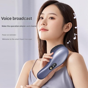 Peigne de massage électrique pour la tête à ions négatifs, instrument de massage sans fil, thérapie de la tête, lumière rouge, masseur du cuir chevelu pour les méridiens - Product Image 2