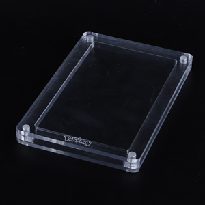 Custom Booster pack display Booster box closure case acrylic display trading cards booster packs box