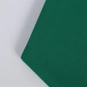 China Factory Textile 320GSM Solid Green 60% Polyester 40% Cotton Dot Hoodie Fabrics For Hoodies