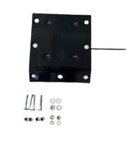 SeaSummer Impact Rammer Base Plate Gasoline Powered Glossy Black OEM Machine Accessories 128mm X 165mm