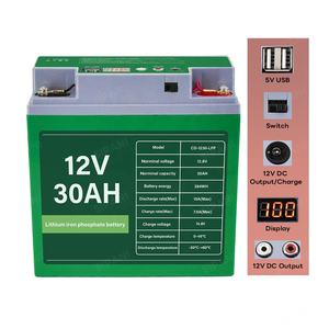 סיטונאי מחיר זול lifepo4 12v 30a-200ah סוללה ליתיום יון חבילה עם <span class=keywords><strong>5v</strong></span> usb 12vdc ספק כוח פלט 300w-2000w - Product Image 3
