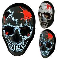 Masque de fête Youki HF 2022, dernier modèle d'Halloween, LED 3D, impression numérique, masque de visage Jason, unisexe, matériau PP, couverture intégrale du visage