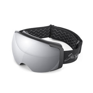 Lunettes de ski anti-buée à double couche pour adultes, lentille sphérique à champ large, taille unique, matériau Tpu, utilisation en extérieur - Product Image 3