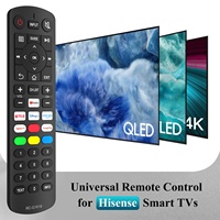 Control Remoto de Repuesto para TV Hisense, Control Remoto Universal para Televisores Inteligentes Hisense, Sin Necesidad de Configuración